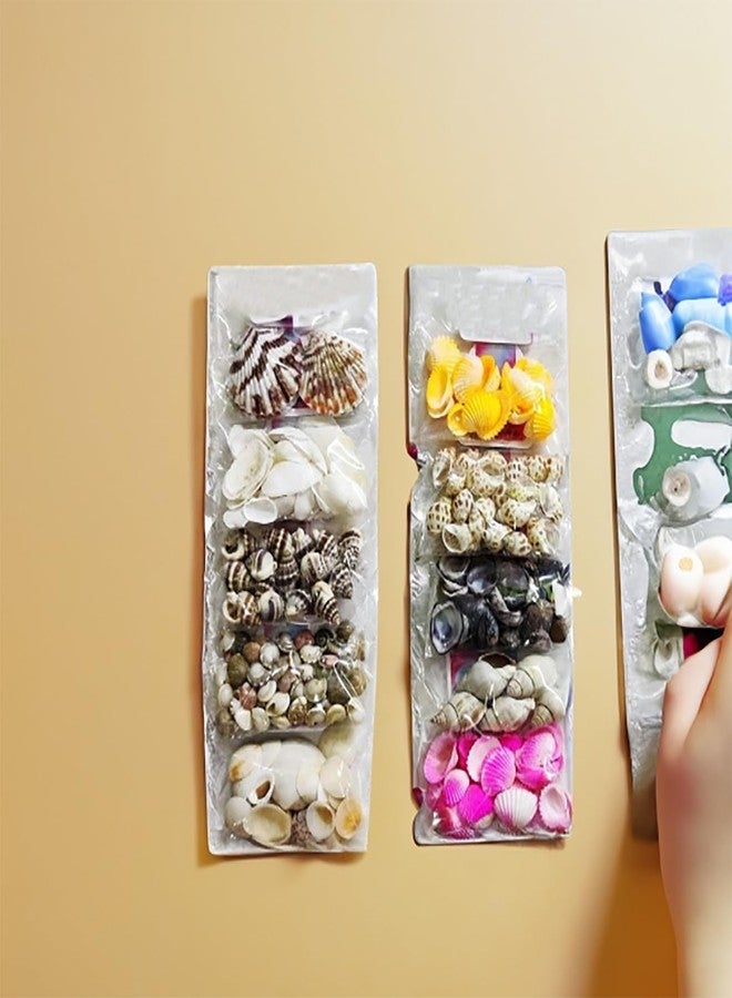 ARTBOX 10 Packets DIY Art and Craft Hobby Koudi Decoration Items for Kids and Adults School, Home, Birthday Gifts and Return Gift Ideas ( 10 Assorted Packets ) Koudi Shells Beeds, Multicolor - Image 4